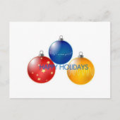 Feiertagskarte Feiertagspostkarte (Vorderseite)