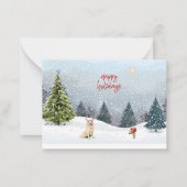 Feiertagskarte  mitteilungskarte (Vorderseite)