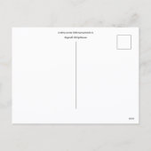 Feiertagskarte - Postkarte glatte Textur (Rückseite)
