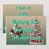 Feiertagskarte schön für Party (Vorne/Hinten)