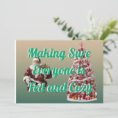 Feiertagskarte schön für Party (Stehend Vorderseite)