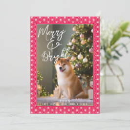 Feiertagskarten | ASANOHA Japanisches Kimono-Muste Feiertagskarte