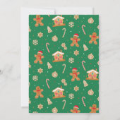 Feiertagskeks Dekorieren Party Geburtstag Einladung (Rückseite)