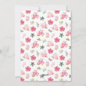 Feiertagskekse und Kakao Pink Frohe Weihnachten (Rückseite)