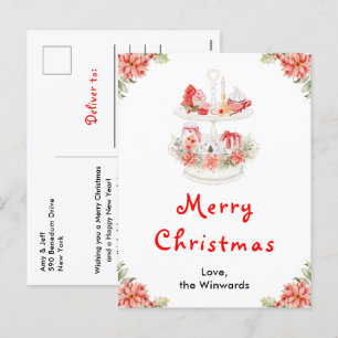 Feiertagskekse und Kakaorot Frohe Weihnachten