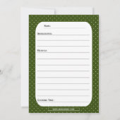 Feiertagskorb Einladung mit Kochkarte (Rückseite)