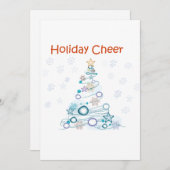  Feiertagskuchen Einladung (Vorne/Hinten)