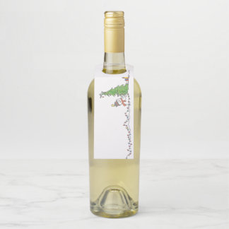 Feiertagskuchen Flaschenanhänger