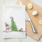 Feiertagskuchen Geschirrtuch (Viertel Falte)