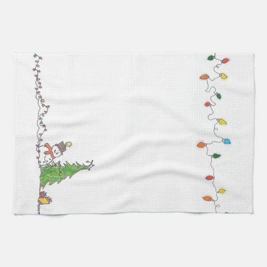 Feiertagskuchen Geschirrtuch (Horizontal)