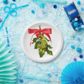 Feiertagsmistelzweig Pappteller (Party)