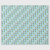 Feiertagsmonster Geschenkpapier (Flach)