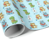 Feiertagsmonster Geschenkpapier (Rolleneckpunkt)