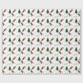 Feiertagsmuster Geschenkpapier (Flach)