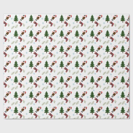 Feiertagsmuster Geschenkpapier (Flach)