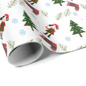 Feiertagsmuster Geschenkpapier (Rolleneckpunkt)