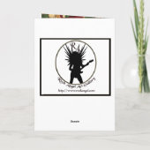 Feiertagsnotizen Feiertagskarte (Rückseite)