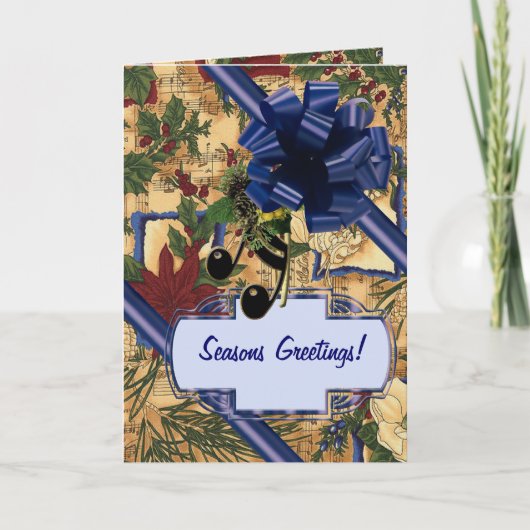 Feiertagsnotizen Feiertagskarte (Vorderseite)