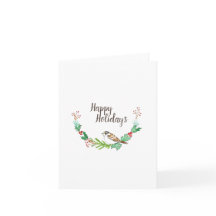 Feiertagsparrow Faltkarte