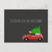 Feiertagspostkarte MINI COOPER (Vorderseite)