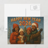 Feiertagspostkarte Postkarte (Vorne/Hinten)