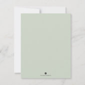 Feiertagsreise und Ankündigung neuer Zuhause (Rückseite)