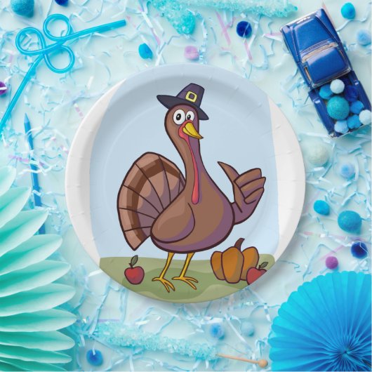Feiertagstruthahn Pappteller (Party)