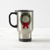 Feiertagwreath-Reise-Tasse Reisebecher (Links)