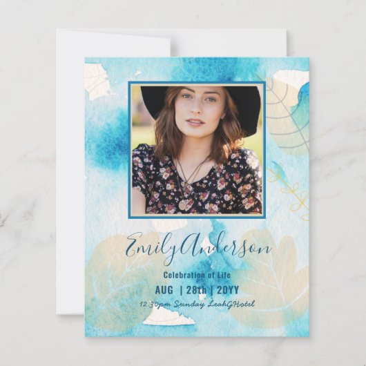 FEIERUNG DES FOTOS für das lebenslange Bestattungs (Vorderseite)