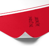 FEIERUNG DES LEBENSMITGLIEDS TRINIDAD Foto Invita Poster (Ecke)