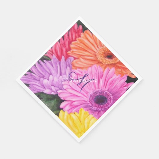 FEIERUNG DES LEBENSMONOGRAMM-PARTY SERVIETTE (Ecke)