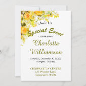 FEIERVERANSTALTUNG PARTY EINLADUNG (Vorderseite)