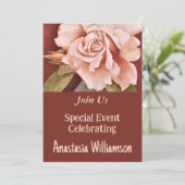 FEIERVERANSTALTUNG PARTY EINLADUNG (Stehend Vorderseite)