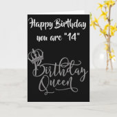 FEIERZEIT **14.** GEBURTSTAG KARTE (Gelbe Blume)