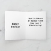 FEIERZEIT **IHR GEBURTSTAG*** KARTE (Innenseite)