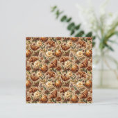 Feige Croissants  Einladung (Stehend Vorderseite)
