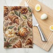 Feige Croissants Geschirrtuch (Viertel Falte)
