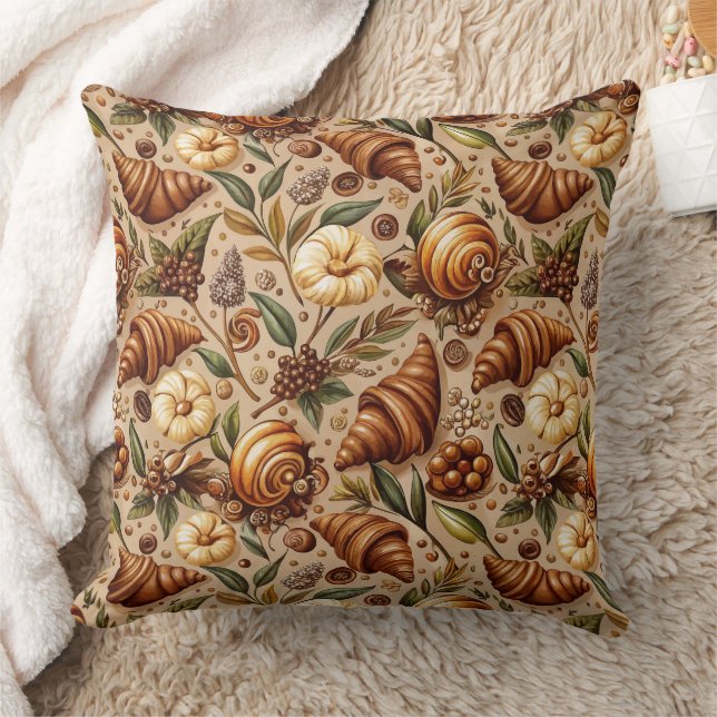 Feige Croissants  Kissen (Decke)