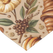 Feige Croissants Tischdecke (Schrägansicht)