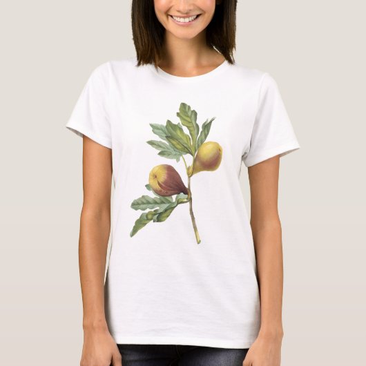 Feige (Ficus violacea) durch Redouté T-Shirt (Vorderseite)