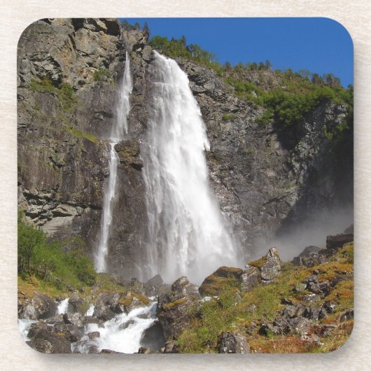Feigefossen Norwegen Getränkeuntersetzer (Vorderseite)