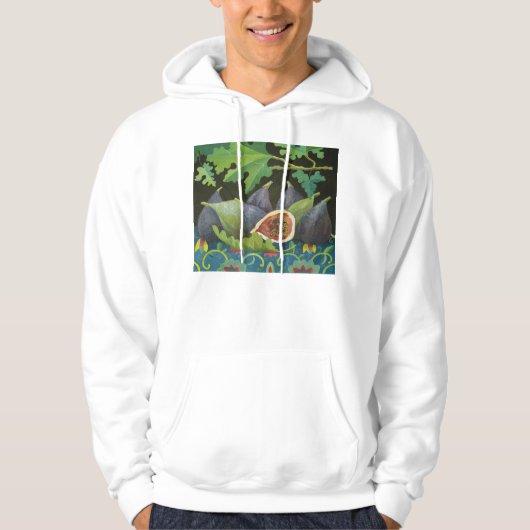 Feigen auf Schwarzem 2014 Hoodie (Vorderseite)
