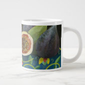 Feigen auf Schwarzem 2014 Jumbo-Tasse (Rechts)
