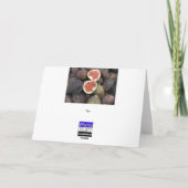 Feigen Karte (Rückseite)