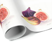 Feigen-Packpapier Geschenkpapier (Rolleneckpunkt)