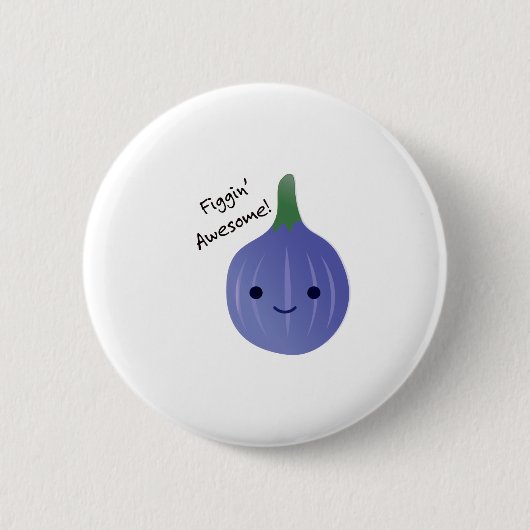 Feigen Phantastischer Abb. Pun Button (Vorderseite)