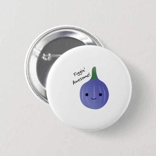 Feigen Phantastischer Abb. Pun Button (Vorne & Hinten)