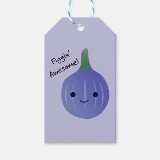 Feigen Phantastischer Abb. Pun Geschenkanhänger (Vorderseite)
