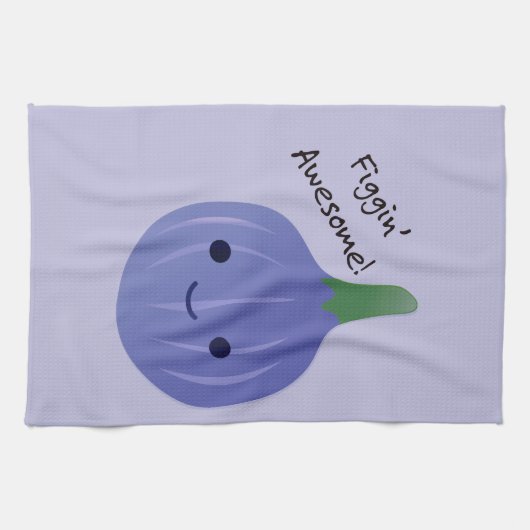 Feigen Phantastischer Abb. Pun Geschirrtuch (Horizontal)