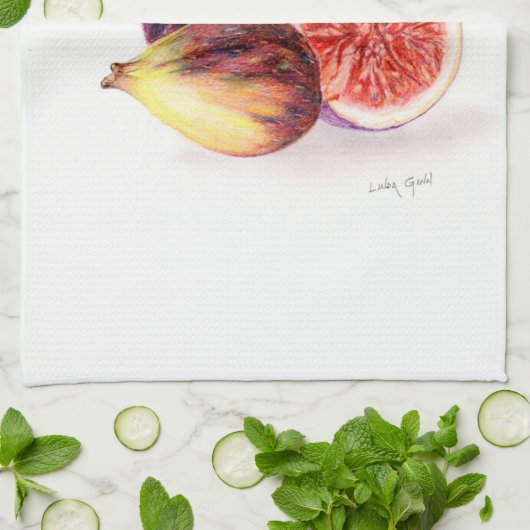 Feigen-Tuch Geschirrtuch (Gefaltet)